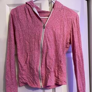 Pink Zip-Up Sweatshirt